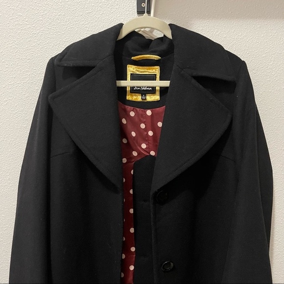 Sam Edelman Single Breasted Wool Coat - Black - 8 - Picture 2 of 8